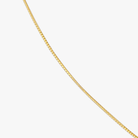 Sculpted Spheres Gold Chain