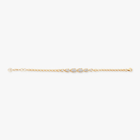 Chevron Spark Diamond Bracelet