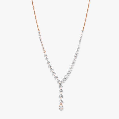 Radiant Diamond Necklace Set