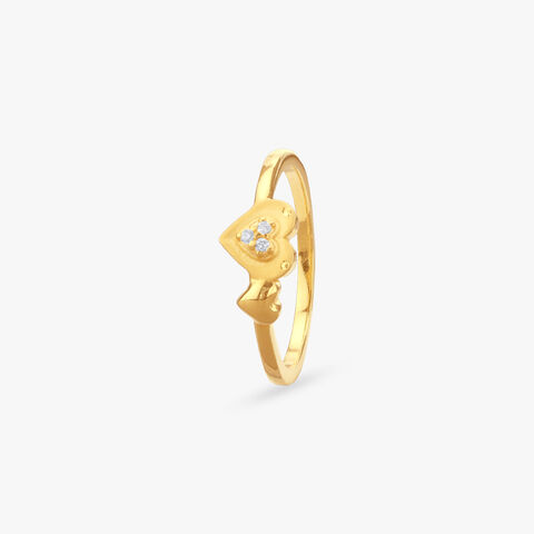 Forever Love Gold Finger Ring
