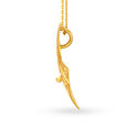 Geometeic Mesh Gold Pendant and Earrings Set,,hi-res image number null