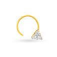 Irresistible Floral Diamond Nose Pin,,hi-res image number null