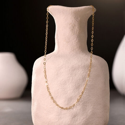 Classic Rolo Link Gold Chain