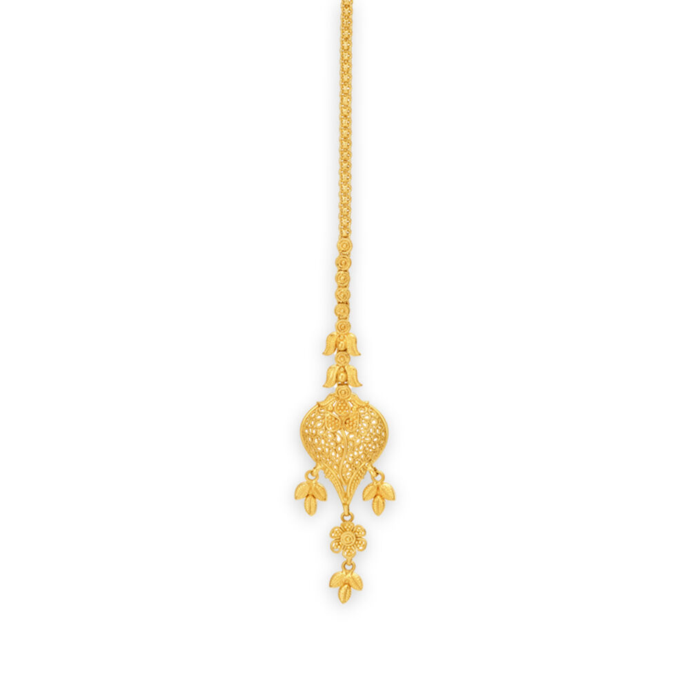 Maang tikka top gold designs tanishq