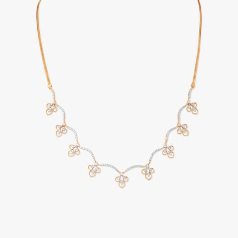 Luminous Heartscape Diamond Necklace Set
