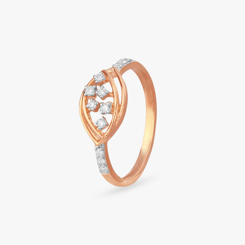 Delicate Gleam Diamond Finger Ring