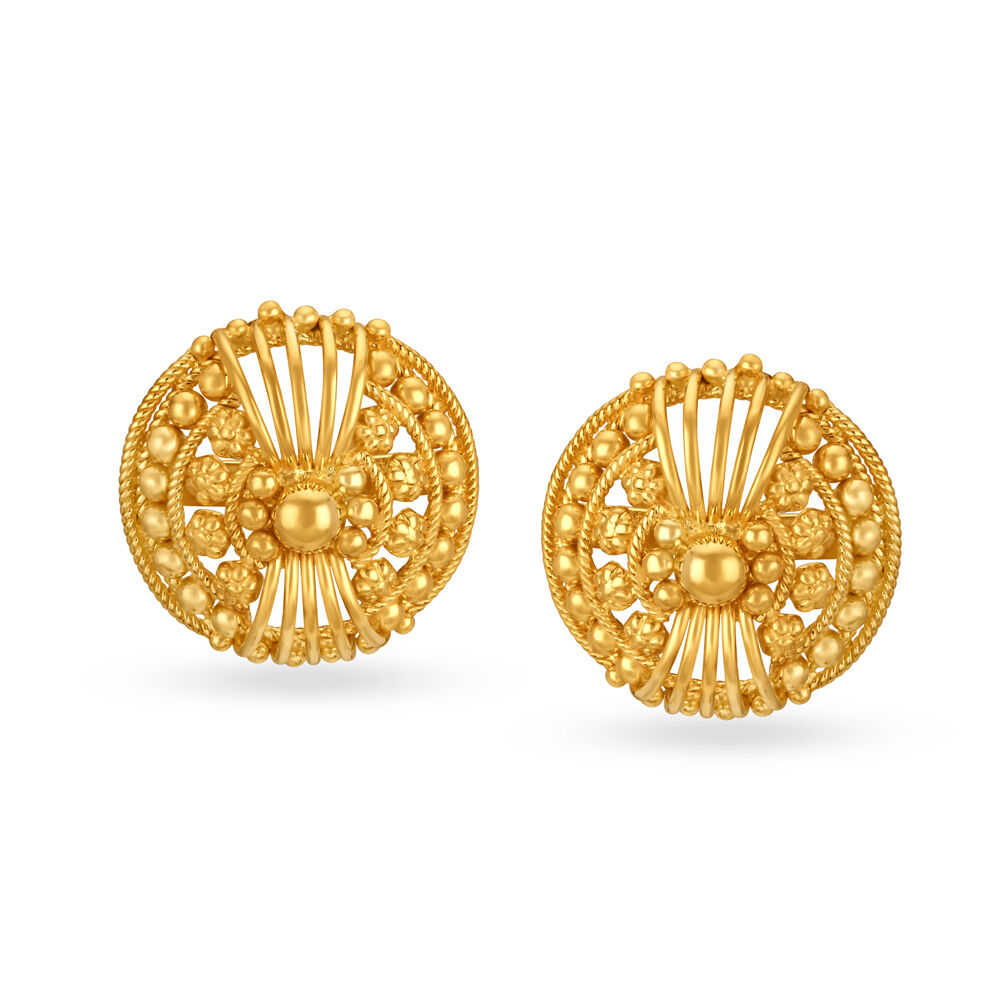 Tanishq gold shop earrings 22 carat
