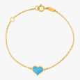 Lovely Blue Heart Bracelet for Kids,,hi-res image number null