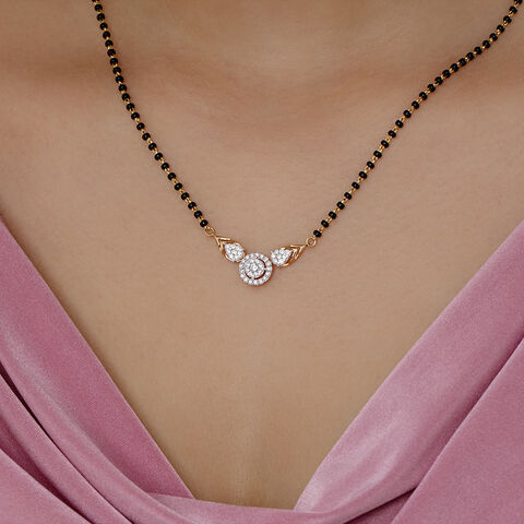 Elegant Charm Gold and Diamond Mangalsutra