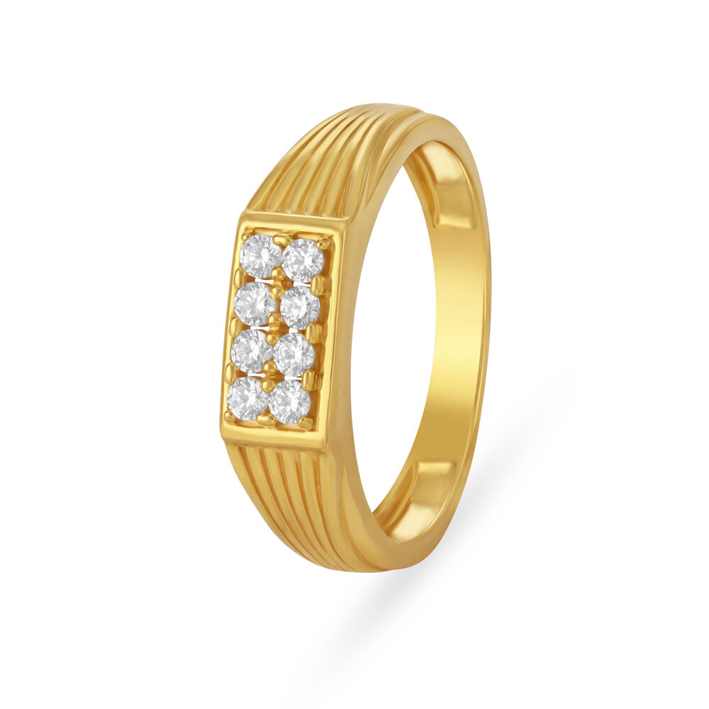 22k Plain Gold Ring JGS-2102-00088 – Jewelegance