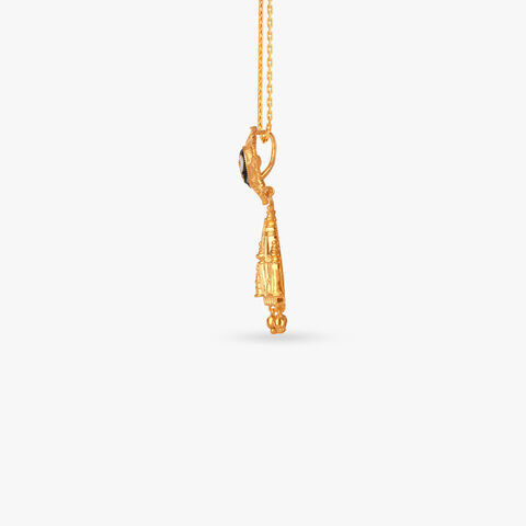 Sacred Swing Gold Pendant
