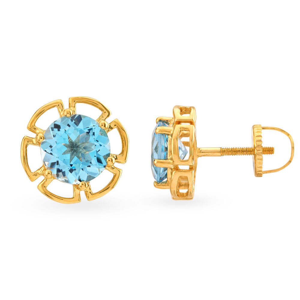 Tanishq topaz earrings hotsell