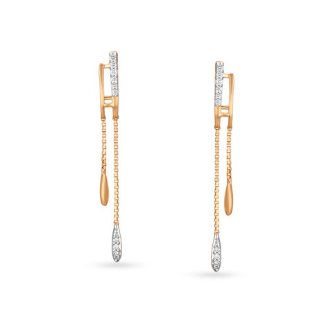 Flawless Diamond Drop Earrings