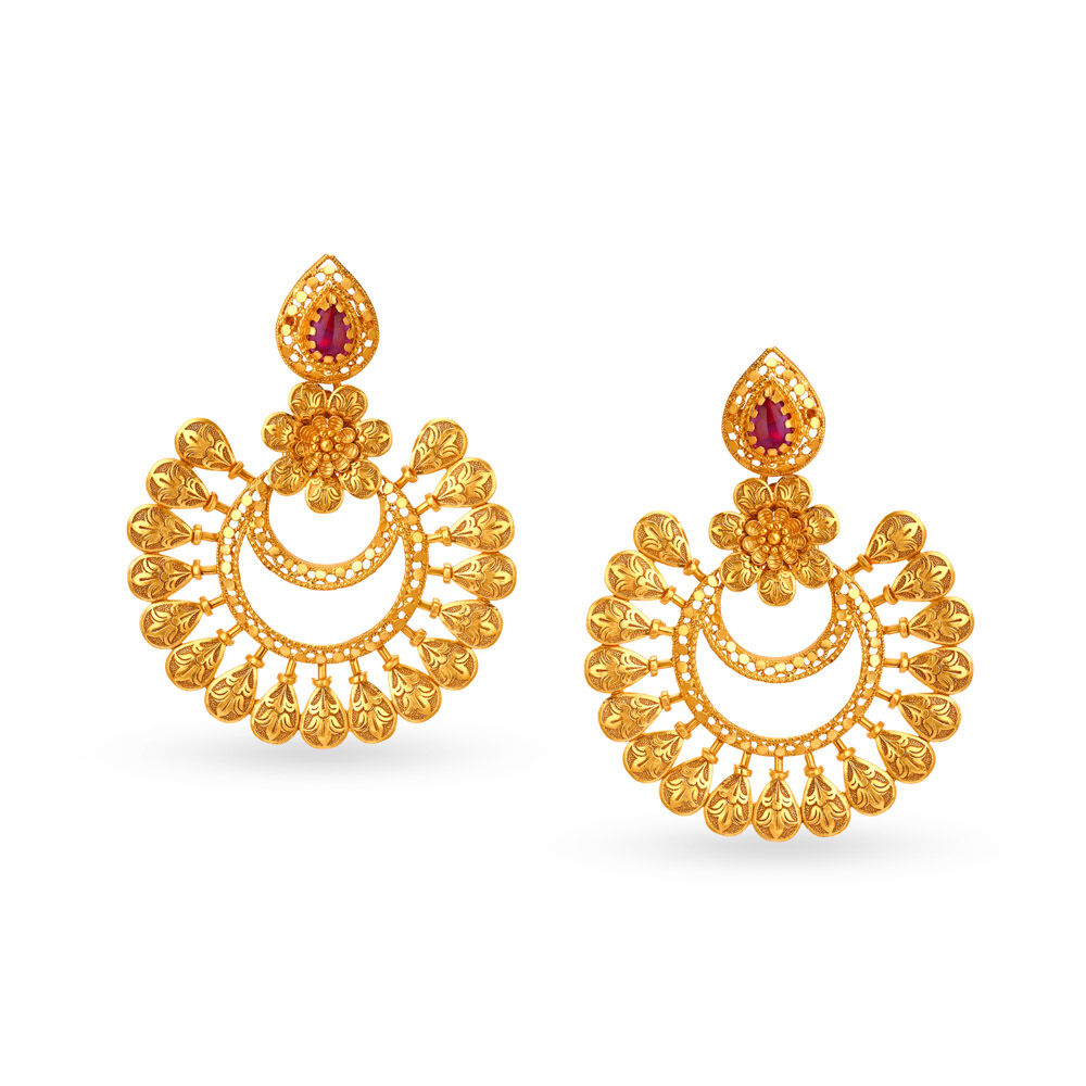 Chandbali tanishq hot sale