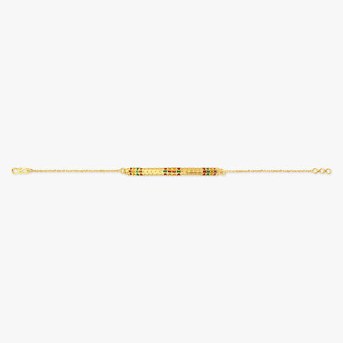 Mosaic Glow Gold Bracelet