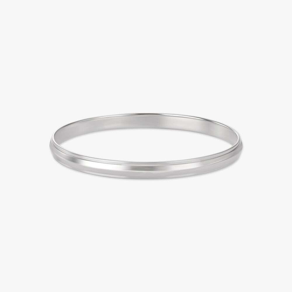 Pristine White Gold Bangle