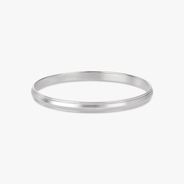Bold Platinum Bangle for Men