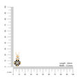 18 KT Yellow Gold Geometric Glow Diamond Pendant with Chain,,hi-res image number null