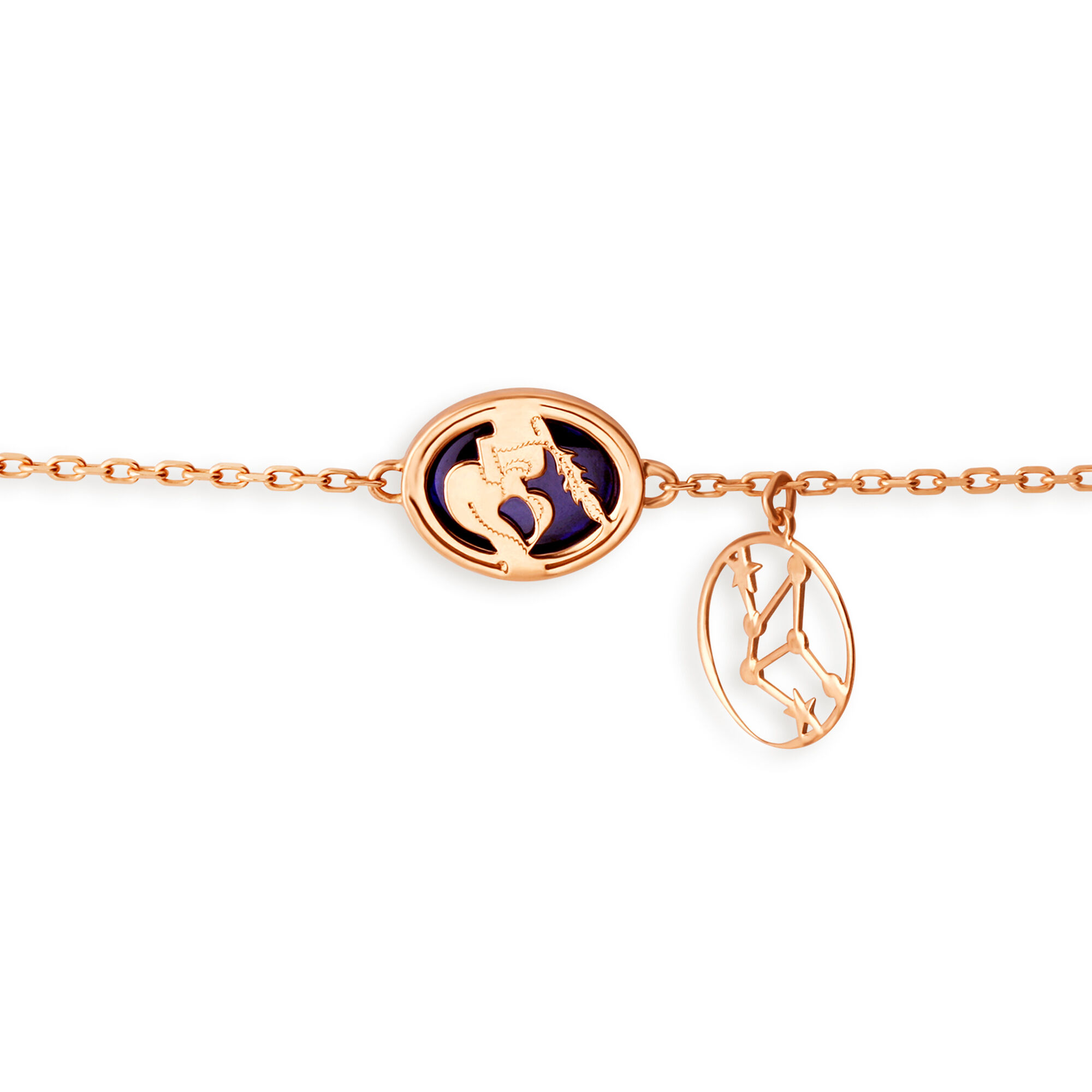 14KT Virgo Birthstone Rose Gold Bracelet