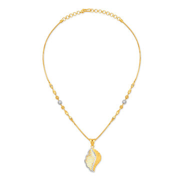 Contemporary Gold Necklace