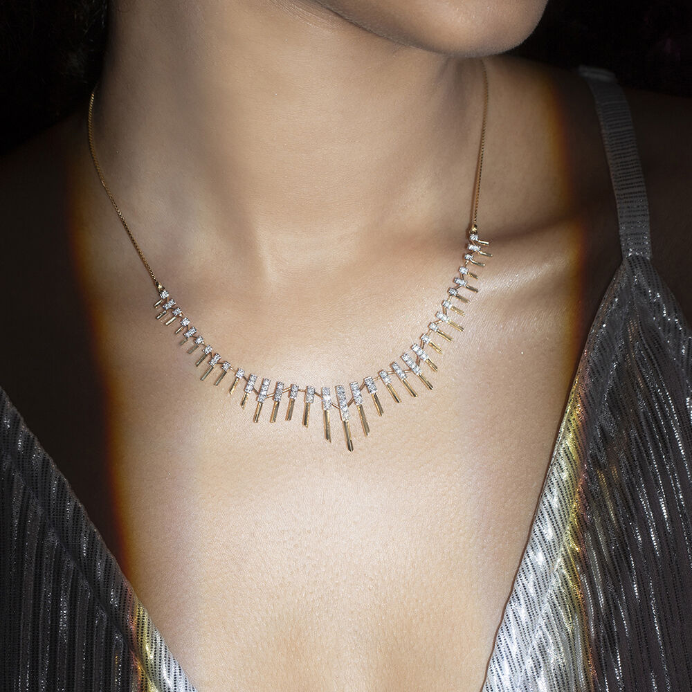 Tanishq mia gold chain clearance