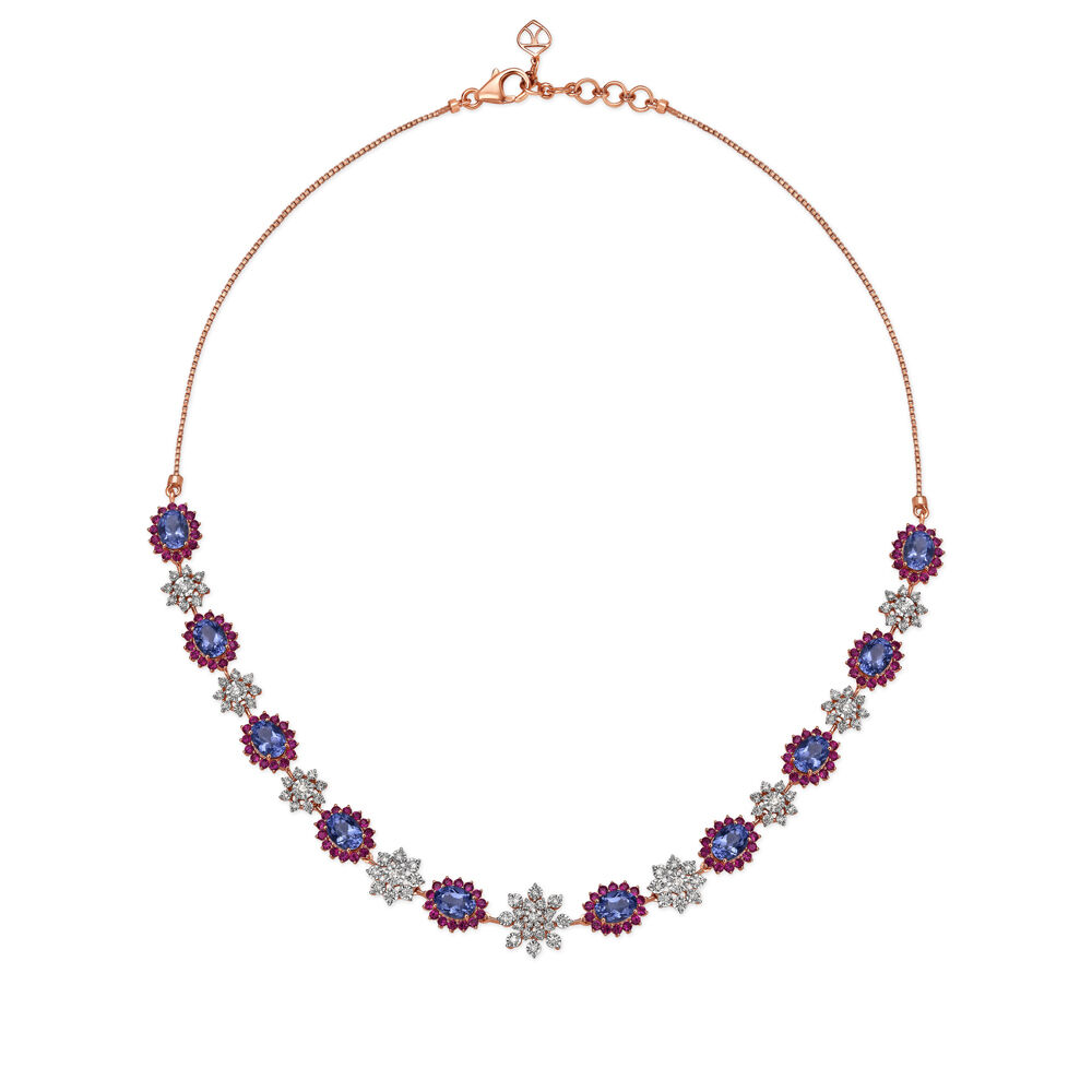Tanishq necklace deals diamond