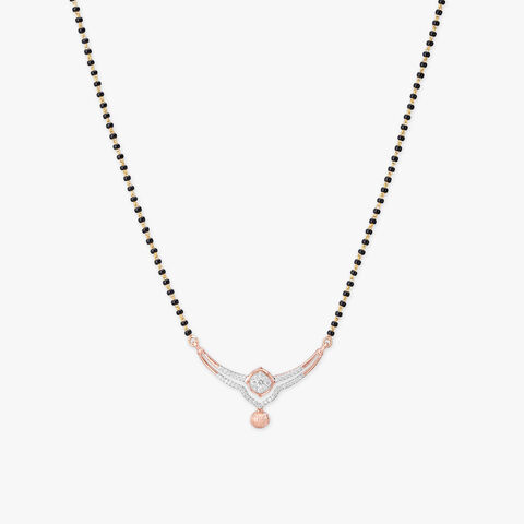 Orbit Drop Diamond Mangalsutra