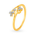 Charming Clover Leaf Diamond Ring,,hi-res image number null