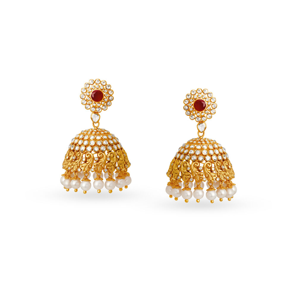 Tanishq jhumka collection deals