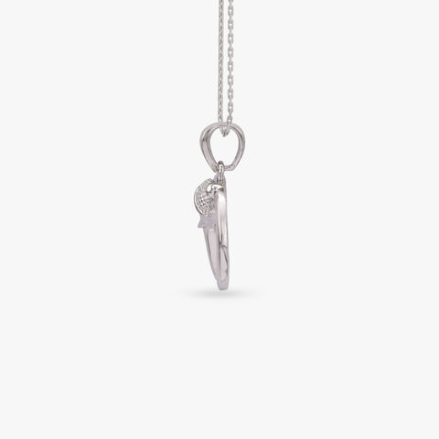 Divine Ganesh Silver Pendant