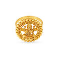 Glorious Rawa Work Goddess Laxmi Finger Ring,,hi-res image number null