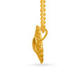 Divine Matte 22 Karat Gold Islamic Pendant,,hi-res image number null