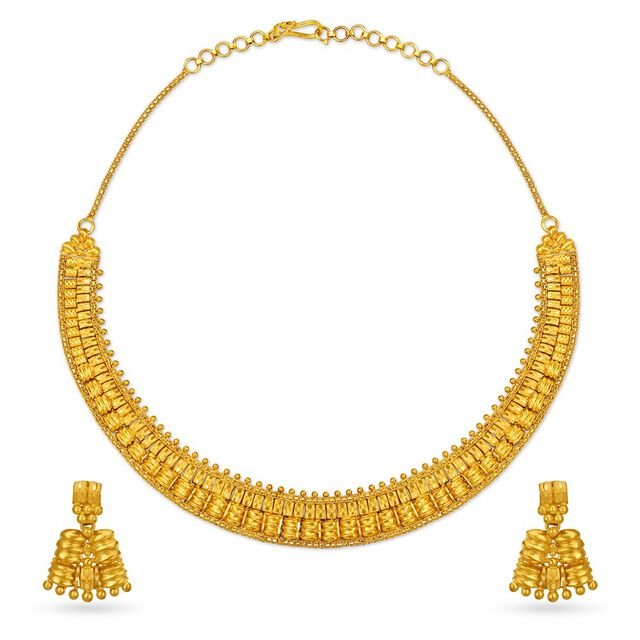 Necklace set 22 Karat Tanishq Online Store