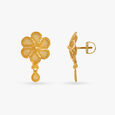 Ornate Flower Drop Earrings,,hi-res image number null