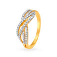 Entwined Elegance Diamond Finger Ring,,hi-res image number null