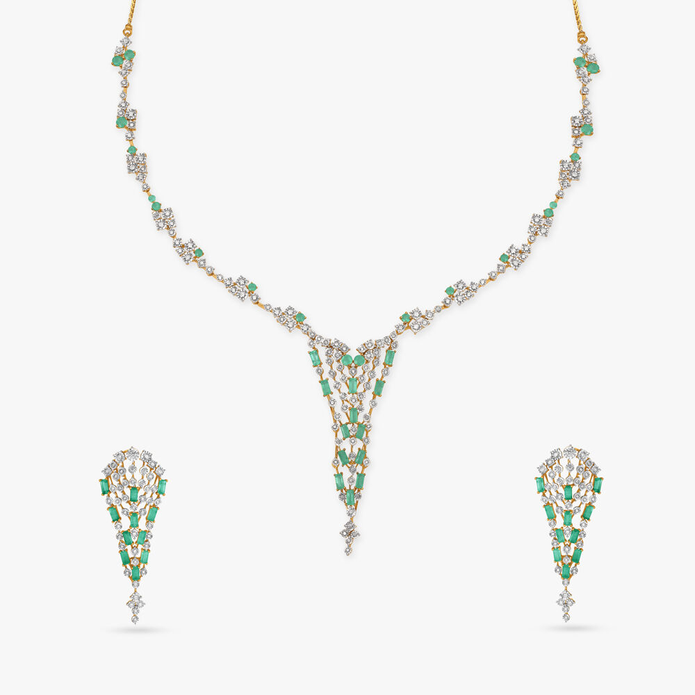 Emerald set new arrivals tanishq