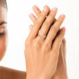 14KT Yellow Gold Diamond Finger Ring,,hi-res image number null