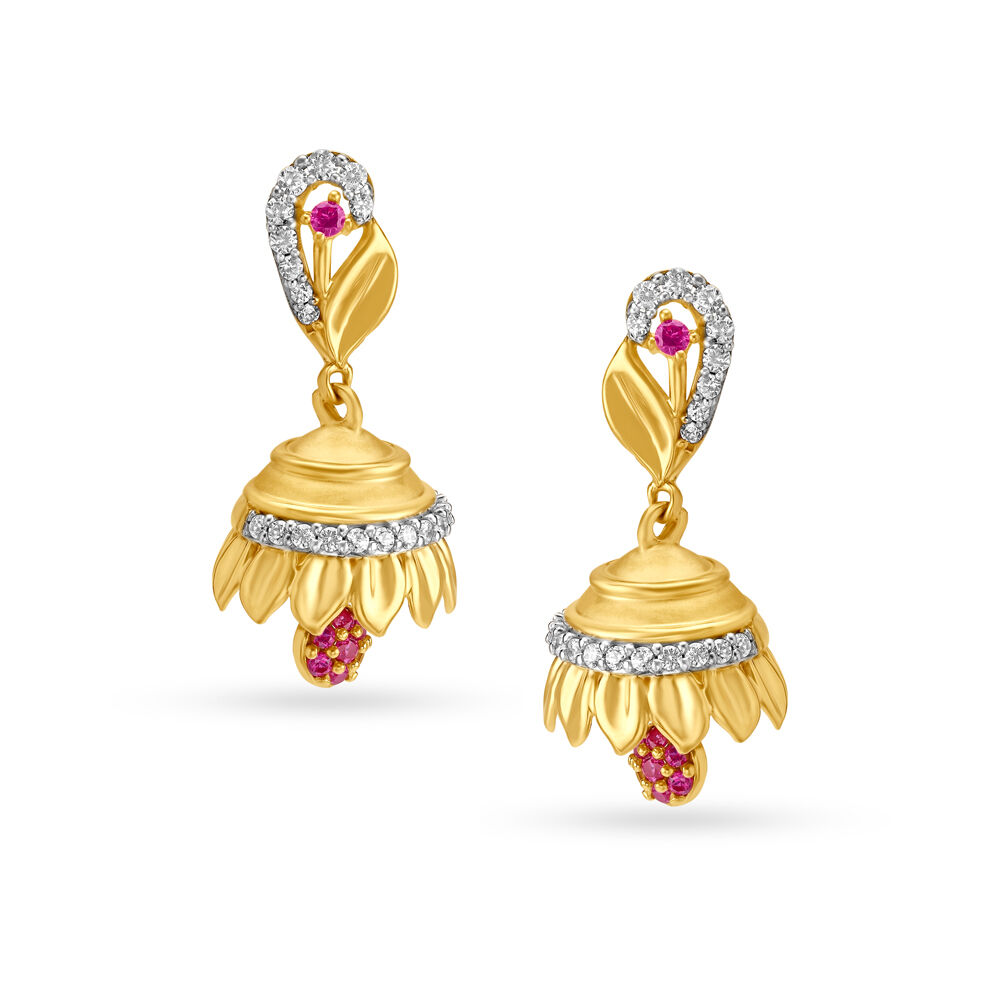 Tanishq hotsell jhumka collection