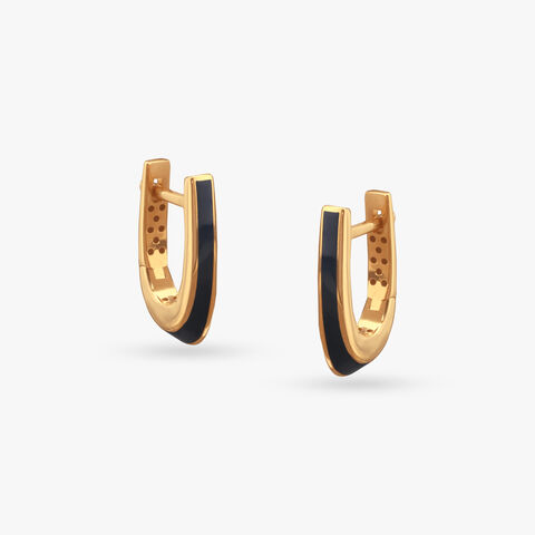 Statement Shine Gold Hoop Earrings