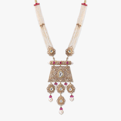 Majestic Heirloom Polki Necklace Set