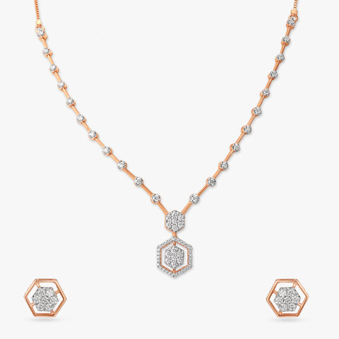 Honey Luxe Diamond Necklace Set