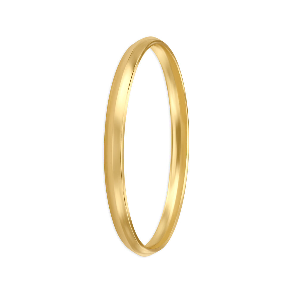 Sleek Stunning Glossy Gold Kada for Men