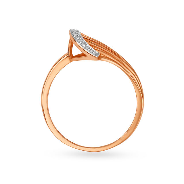14KT Rose Gold Finger Ring,,hi-res image number null