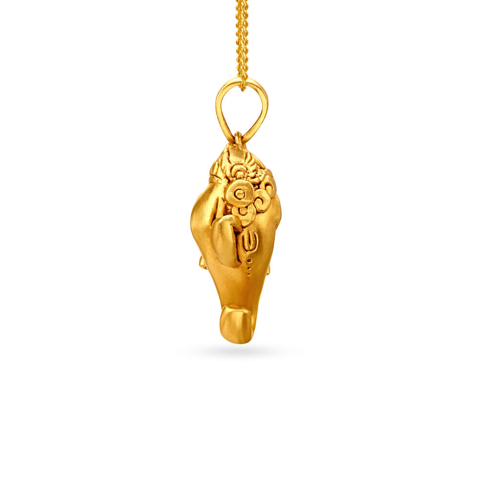 Ganesh pendant silver tanishq hot sale
