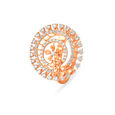 Graceful Circlet Rose Gold Finger Ring,,hi-res image number null
