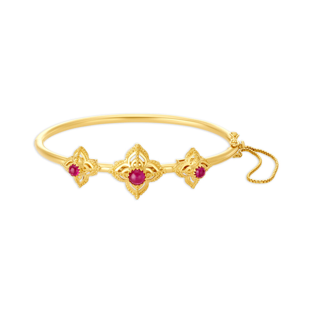 Buy Two Butterfly Motif Silver Bangle Online - Unniyarcha