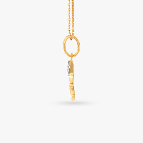 Elegant Bunny Diamond Pendant for Kids