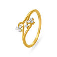 Floral Seven Stone Diamond Finger Ring,,hi-res image number null