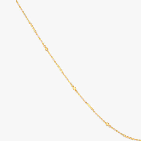 Linear Luxe Gold Chain