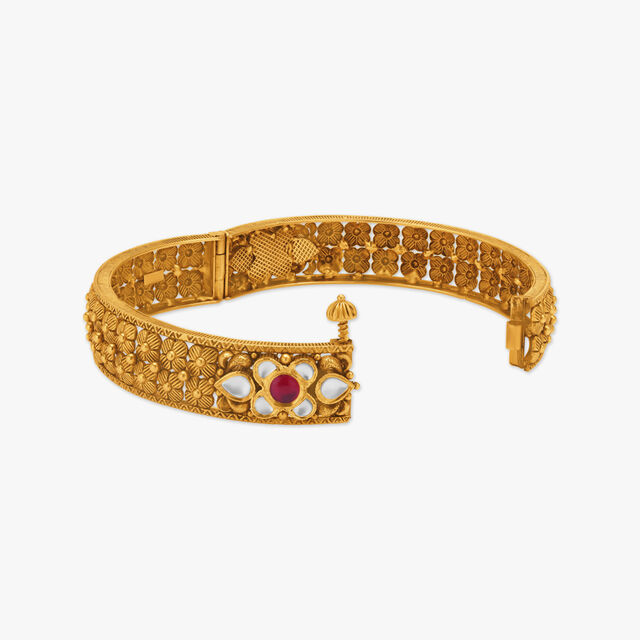 Ornate Bloom Bangle,,hi-res image number null